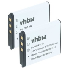 2x Batteria per Casio Exilim
