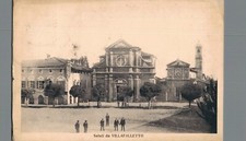 Cuneo saluti da Villafalletto centro paese spedita f. Piccolo 