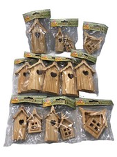 16 PORTE IN LEGNO MINIATURA PRESEPE DECOUPAGE DECORAZIONE MODELLISMO STAMPERIA