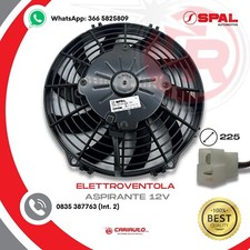 Ventilatore Aspirante Ventola Assiale Spal VA07-AP12/C-58A, 12v Diametro 225mm