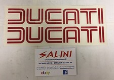 Adesivo coppia scritta Ducati