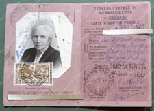 St. post. Repubblica. TESSERA POSTALE. Tassa assolta con lire 200 Italia Lavoro