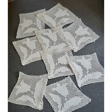 SET 9  ELEMENTI / CENTRINI REALIZZATI A MANO