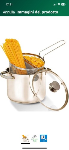 Pentola cuocipasta doppio