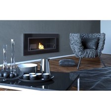 Biocamino 90x40 cm con vetro