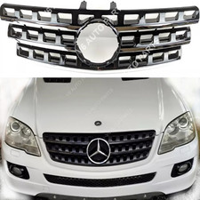 35 Maschera Radiatore Anteriore Griglia Nero Per 2009 - 2012 MERCEDES CLASSE M W164 430