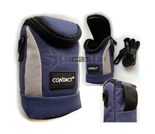 Custodia fotografica blu nylon