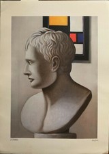 Alessandro Paternò serigrafia Busto  67x48 firmata numerata perfetta