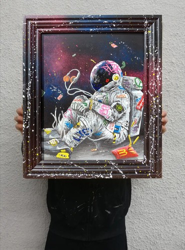Quadro originale graffiti art