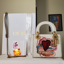 Mini borsa Lady Dior Valentine