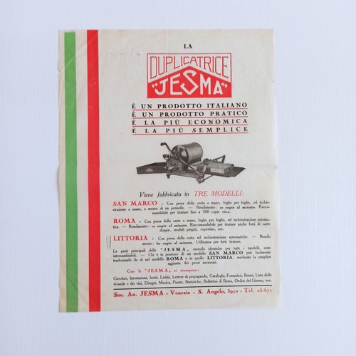 Duplicatrice jesma volantino - jesma,