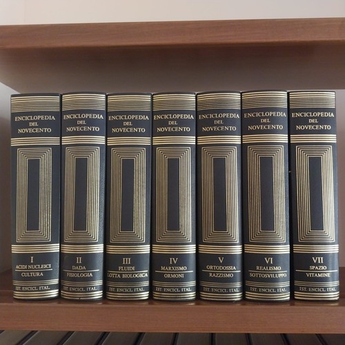 Enciclopedia del novecento - enciclopedia,