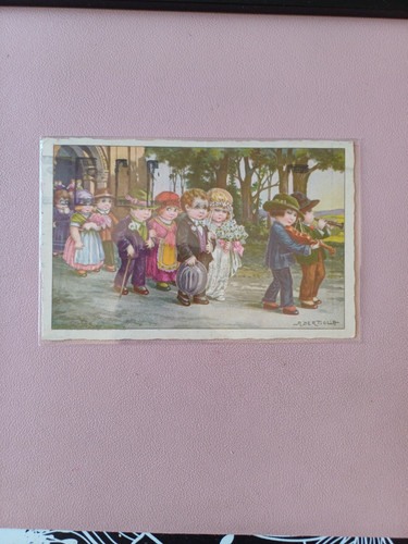 Cartolina illustratore - cartolina,