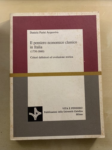 Pensiero economico classico - il,