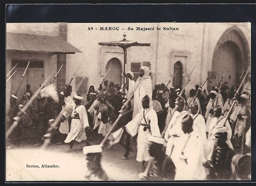 Cpa maroc majesté le - sa,