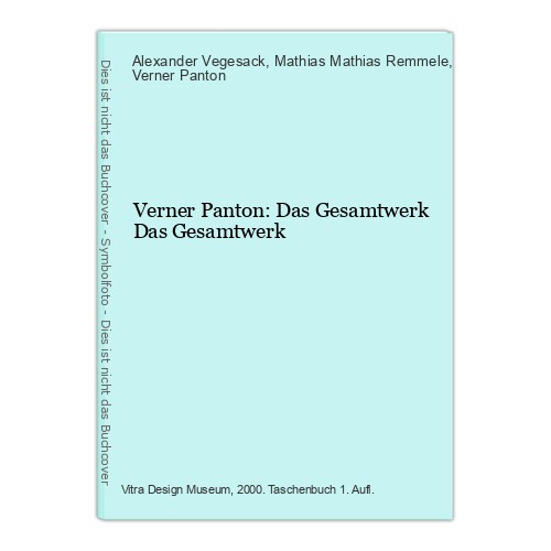 Verner panton das - panton:, gesamtwerk