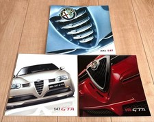 Set 3 cataloghi auto Alfa