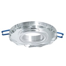 Porta faretto tondo vetro