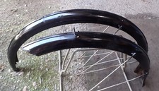 Coppia parafanghi in ferro per bici R, ruote 28", Bianchi Maino Legnano