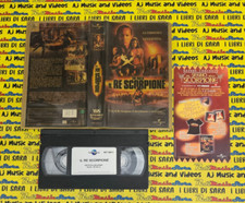 VHS film IL RE SCORPIONE the rock 2002 UNIVERSAL 749074993U +cartoline (F309)