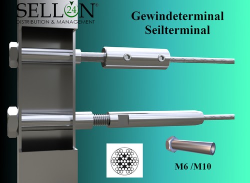 Filettato litzenclip tendicavo - filettato,