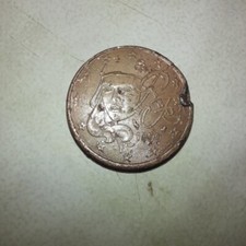 Moneta Da 5 Centesimi Rara del 1999 Francia - Errore Di Conio Da Collezione.