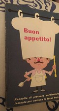 BUON APPETITO ! Raccolta di pietanze ricettario forni PETRONILLA anni 60 vintage