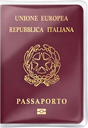 Porta passaporto transparente - porta,