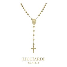 Collana unisex rosario oro