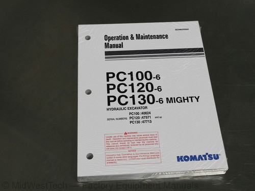 Komatsu pc100 pc120 6 - komatsu, pc120-6