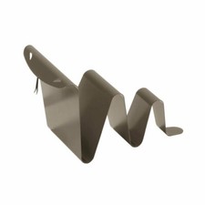 PORTA RIVISTE SNAKE IN ACCIAIO INOX CIOCCOLATO SABLE' DESIGN MODERNO PEZZANI