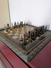 scacchiera Signore degli Anelli - Completa -  Scacchi in Piombo