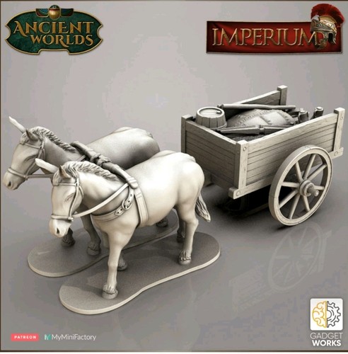 Carrello mulo legione romana - carrello,