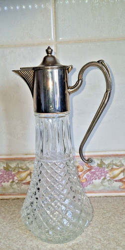 Vintage cut glass silver - cut,