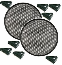 COPPIA GRIGLIA ALTOPARLANTE WOOFER 8" 21 CM RETINA CASSE ACUSTICHE + 8 FERMI
