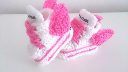 Scarpe mano all uncinetto - scarpe, a