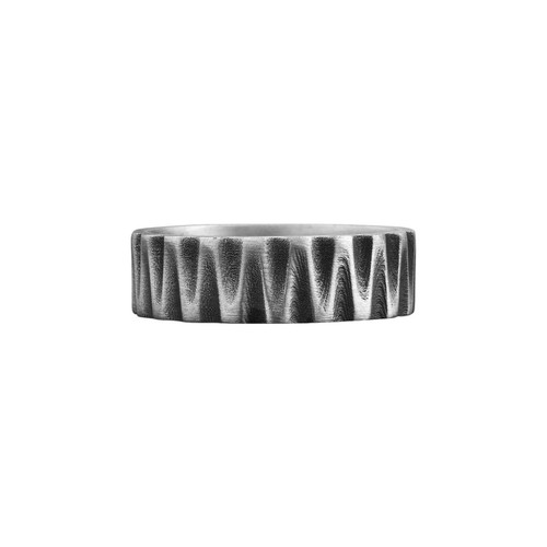 Anello argento testurizzato - anello,
