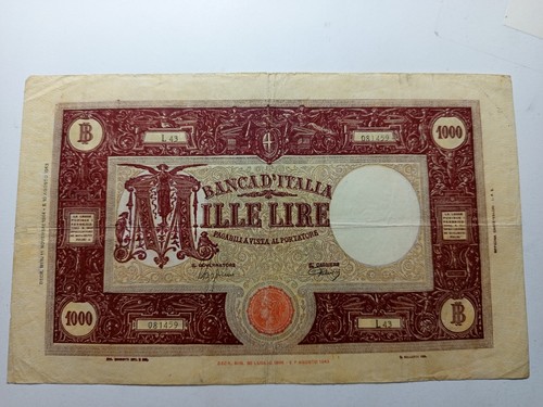 1000 lire 1944 bb - lire,