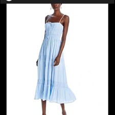 Maxi abito Aqua Swim blu