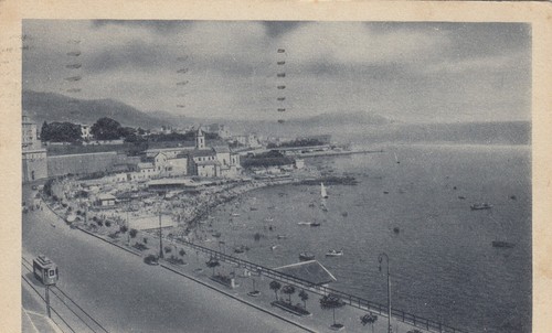 Cartolina genova liguria corso - liguria,