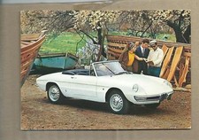Automobile car auto - ALFA ROMEO SPIDER 1600 - bianca