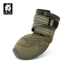 Scarpe per Cani Stivali Caldi Antiscivolo Pet Wear per Passeggiate Viaggio Proteggere Piedi