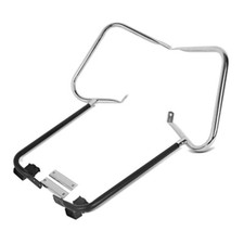 Portapacchi per Harley Davidson Road King 97-08 con staffa di protezione cromato