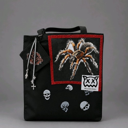 Borsa tote gotica - , tarantola