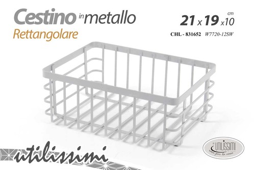 Cestino cucina pane frutta