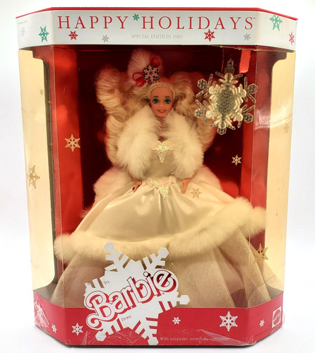 Bambola barbie happy holidays - happy,