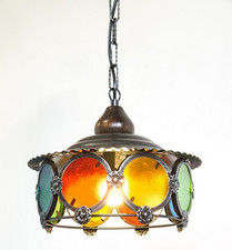 LAMPADARIO COLORI GRANDE FERRO