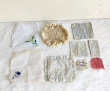Set Di 9 Fazzoletti Ricamati A