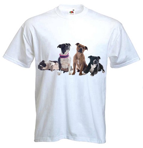 Maglietta staffordshire bull - maglietta,