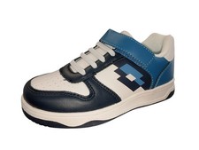 Scarpe Sneakers Lotto Rocket 1 Amf Bambino in Pelle Blu/bianco